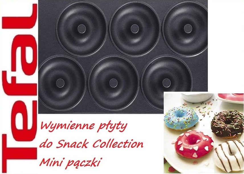 Tefal Płyty Snack Collection - MINI PĄCZKI XA801112