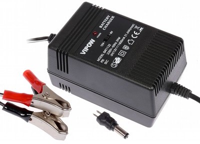 Vipow VIPOV ŁADOWARKA 6V/12V (1,8A) DO AKUMULATORÓW ŻELOWYCH (BAT1132)