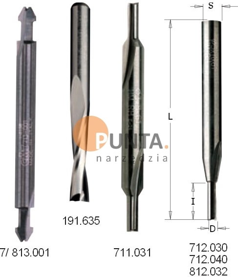 CMT FREZY POD USZCZELKE DO OKIEN I DRZWI 711.031.11