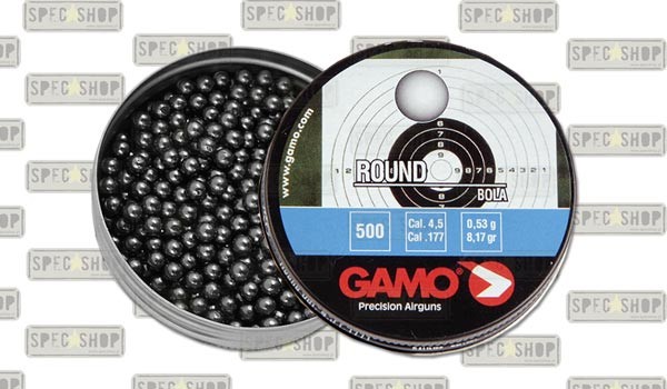 Gamo Śrut Round BB - 500 szt. - 4,5 mm