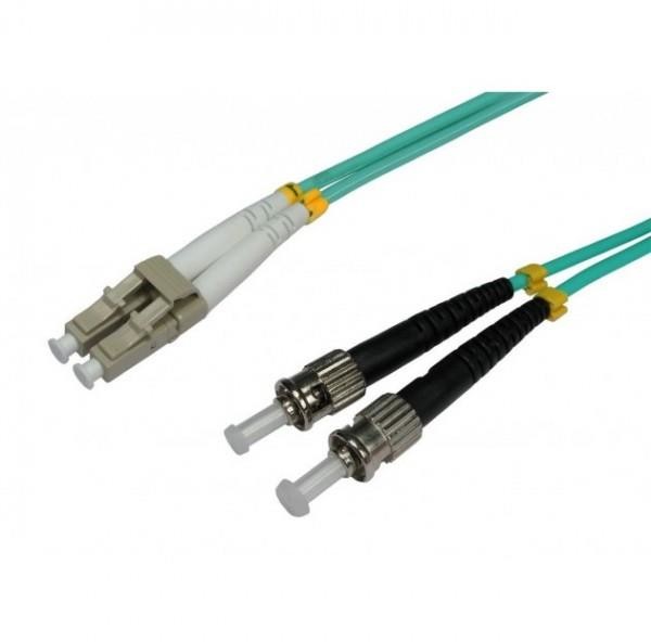 Intellinet Światłowód krosowy ST-LC duplex3 m 50/125 OM3 wielomodowy 305823