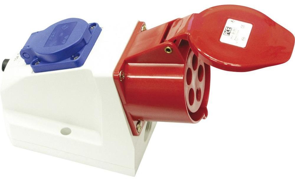 PCE  9215js6 IP44 16 A szara