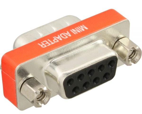 InLine Adapter AV Null Modem Adapter DB9 Pin męski żeński 31437