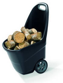 Taczka ogrodowa Keter Easy Go XL 62 l Czarny