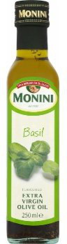 MONINI OLIWA Z OLIWEK EXTRA VERGINE AROMATYZOWANA BAZYLIA 250ML