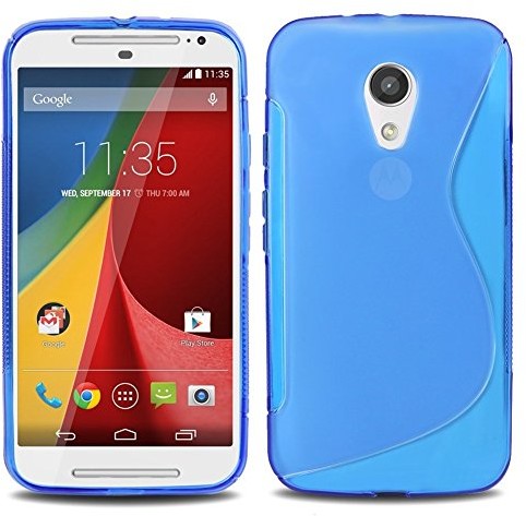 Motorola Lapinette 2 - blau S Wave Gel Case Cover Moto G