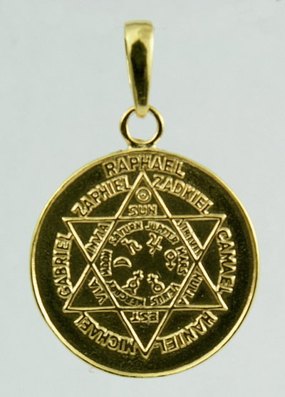 Talizman Ochrony Anielskiej - pozłacany AgM53.1