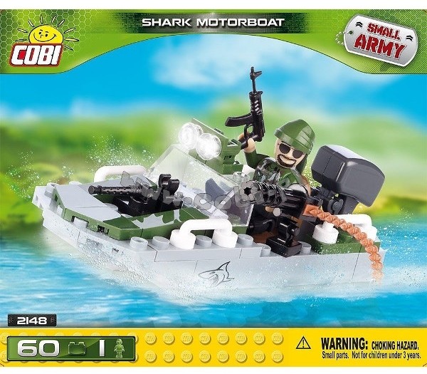 Cobi Armia Motorówka rekin 2148