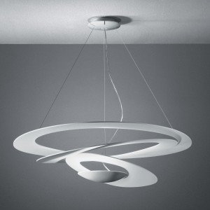 Artemide PIRCE SOSPENSIONE LED Biały 1254110A lampy wiszące