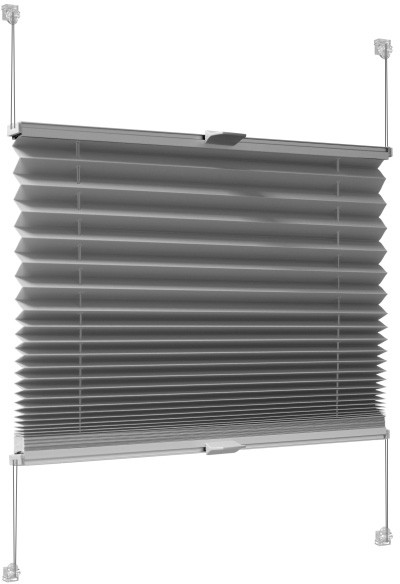 Roleta plisowana 57 x 150 cm szara