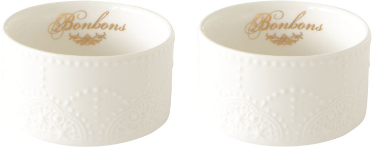 Nuova Cer Zestaw miseczek 2szt 8,5cm R2S Maison Chic 1276 MADE