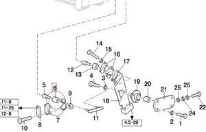 CNH AMORTYZATOR NEW HOLLAND 84000053