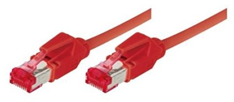 Tecline Category 6 A kablem Ethernet (1 m) Czerwony 4048889012864