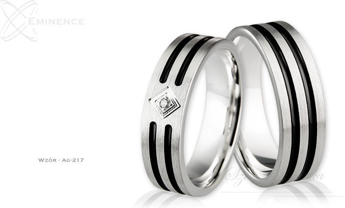 Eminence Obrączki srebrne - wzór Ag-217