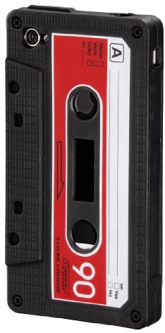 Hama Tape pokrowiec silikonowy Cover na telefon Apple iPhone 4 Czarny