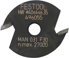 Festool HW D40x4 KL - Zapasowy frez do rowków 496055