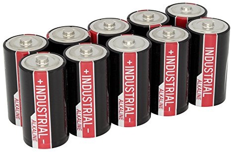 ANSMANN Ansmann Industrial baterie alkaliczne Longlife bateria alkaliczna Bateria do wysokich parametrów zasilania (10er Pack przemysłowe) czarny/czerwony 1503-0000