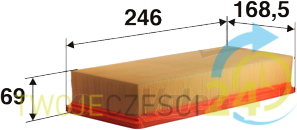 Valeo Filtr powietrza 585045