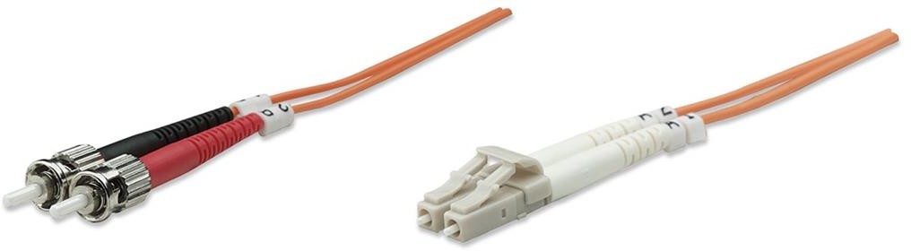 Intellinet Światłowód krosowy LC-ST duplex 3m 50/125 OM2 wielomodowy 470421