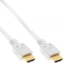 InLine Kabel High Speed HDMI Kabel z Ethernet męski - męski pozłacany biały 10m (17510W)