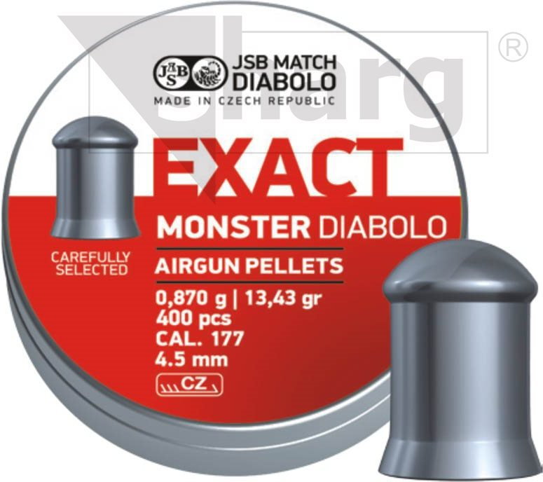 Diabolo Śrut JSB Exact Monster kal. 4.52 mm 400 szt - 546278-400