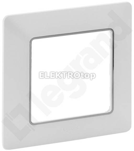 Legrand 754031VALENA LIFE RAMKA X1 BIAŁA/CHROM