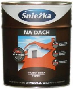 Śnieżka Farba poliwinylowa FARBA NA DACH Czerwona tlenkowa 10L