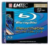 Emtec Płyta Blu ray BD-RE wielokrotnego zapisu [25 GB| 2X |grube pudełko] ECOB (ECOBDRE2512JC.)