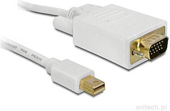 Delock KABEL DISPLAYPORT MINI(M)->VGA (M)1 m - 82639