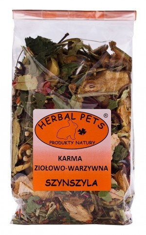 Herbal Pets Karma ziołowo - owocowa 0,15 kg - uzupełniająca karma Dla szynszyli HP-