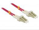 Delock Patchcord światłowodowy LC - SC, Multimode Duplex OM4, 2m 84681