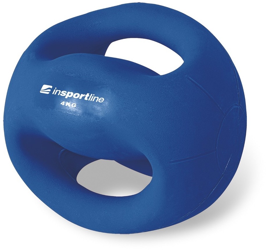 Insportline Piłka Lekarska Z Uchwytami 4 Kg Grab - Inspotline (IN13488)