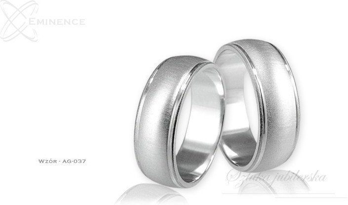 Eminence Obrączki srebrne - wzór Ag-037