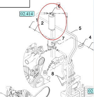 CNH FILTR OSUSZACZ KLIMATYZACJI NEW HOLLAND 84058791
