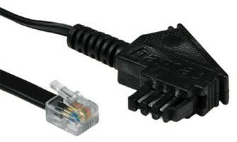 Hama przewód połączeniowy, wtyk TAE-N, 3 m, czarny 00044910
