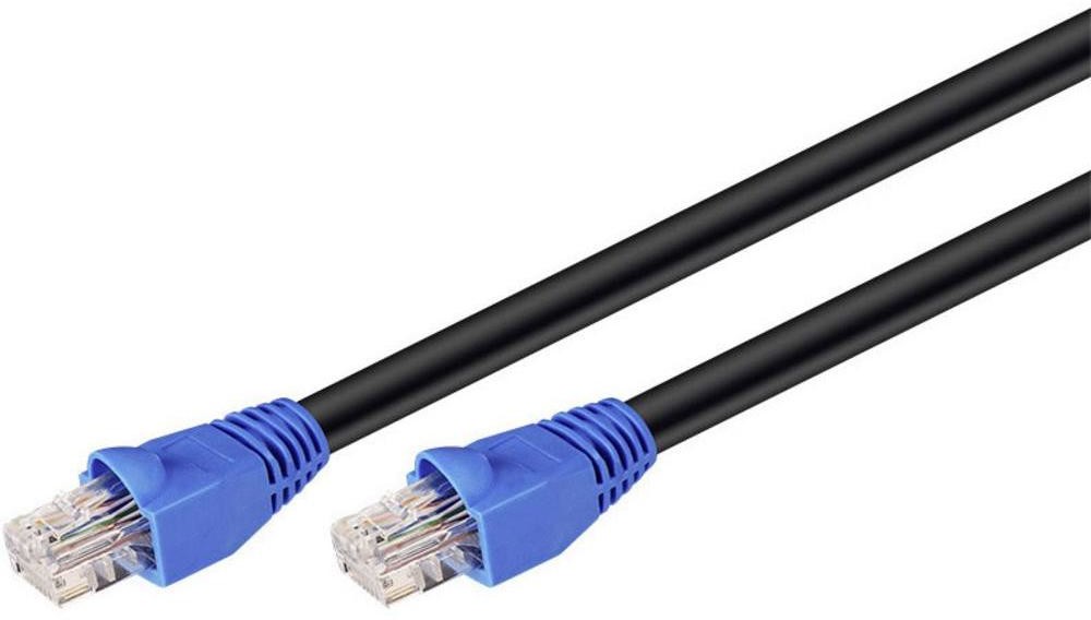 Goobay Kabel Sieciowy RJ45 94394 U/UTP CAT 6 40 m Czarny