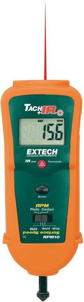 Extech Tachometr RPM10 -20 -+315 °C 10 - 99999 U/min