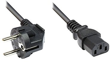 Good Connections Przewód zasilający z złącze IEC [s] 3 m czarny 1500-3