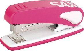 Sax Zszywacz design 239 do 25 kartek różowy PB327-8