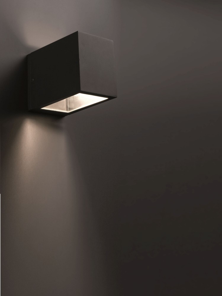 Faro Barcelona Faro Lacre Zewnętrzny kinkiet Antracytowy, 1-punktowy 70802