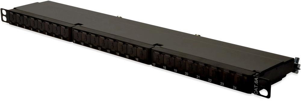 Digitus Professional Patchpanel 24 Porty CAT 6A Professional DN-91624S-SL-EA 0.5 U