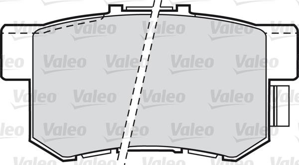 VALEO klocki hamulcowe 598682 598682