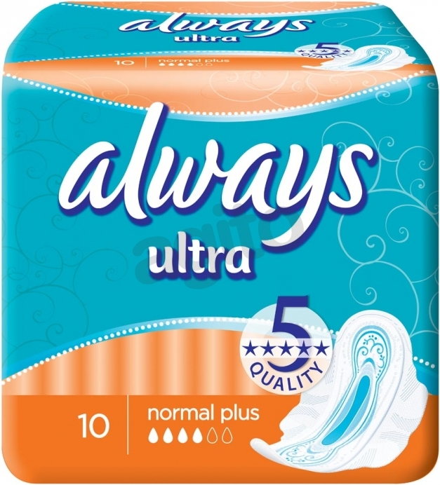 Always Ultra Normal Plus Podpaski ze skrzydełkami (10 szt)