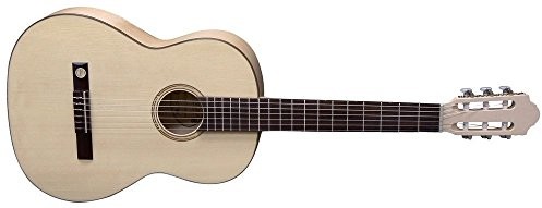 Pro Natura 500230 Series gitara koncertowa 4/4, z litej płyty świerkowej, kolor srebrny 500230