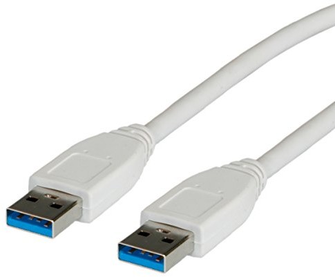 Zdjęcia - Kabel  USB Value USB-A - 3 m Biały (11.99.8976)