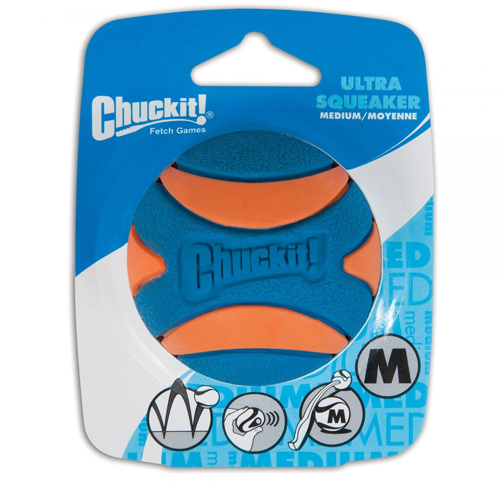 Petmate Chuck It Ultra Squeaker Ball Piłka dla psa rozm.M nr kat.52068