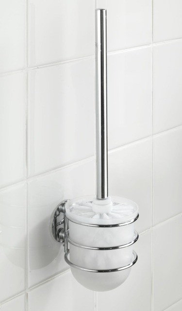 Wenko Pojemnik na szczotkę + szczotka WC, Turbo-Loc - stal chromowana 18768100 7
