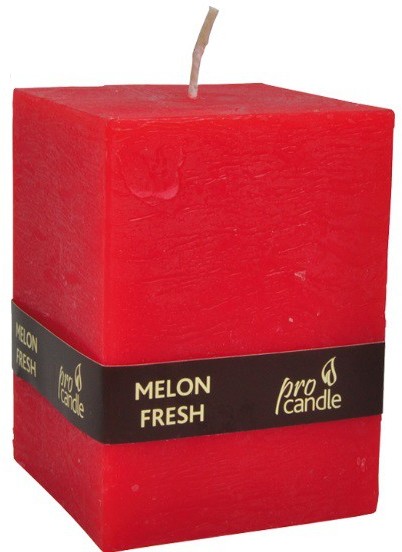 Pro Candle wieca zapachowa ProCandle 736020 / prostopadłościan / świeży melon