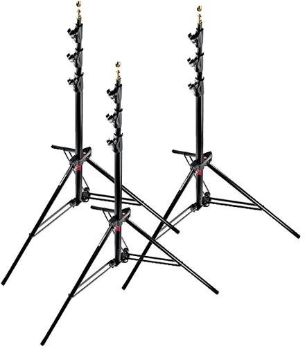 Manfrotto potrójna paczka tripod Master Czarny 1004BAC-3