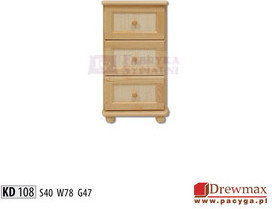 Drewmax Komoda sosnowa typ KD 108